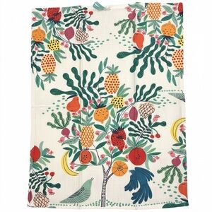 Anthropologie NWT Fruit Kaleidoscope Dish Towel: Retired and Very Rare